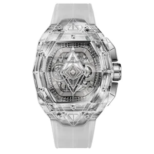 Hublot Đồng Hồ Nam Hublot Spirit Of Bigbang Sang Bleu Sapphire 42mm Limited 100pcs Màu Trong Suốt